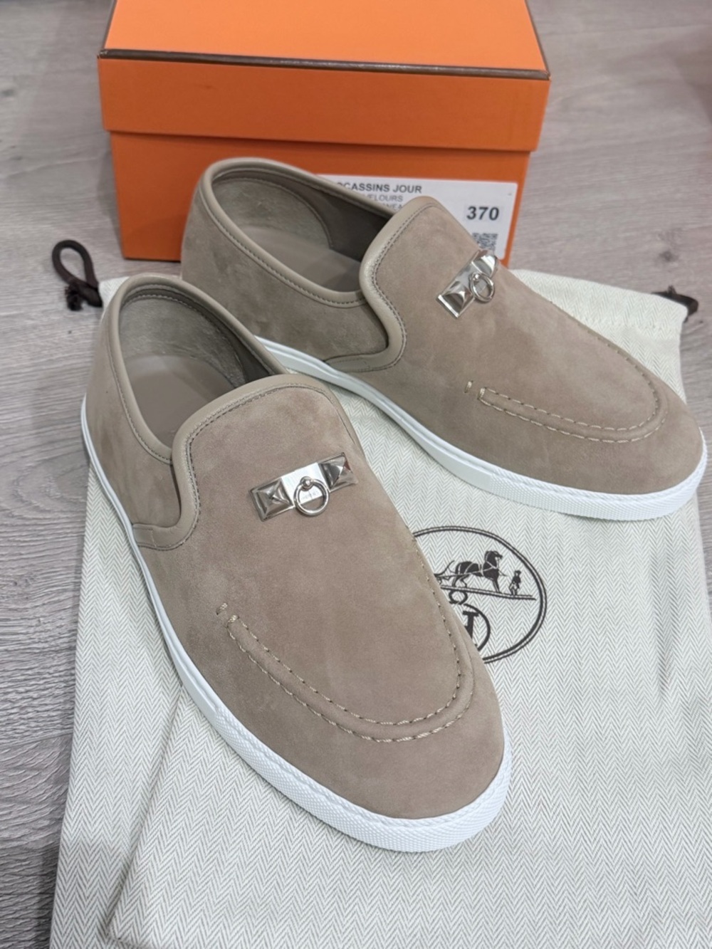 Hermes Jour Loafers size 37 brand new